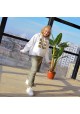 Толстовка-худи белая My Life My Style My Space